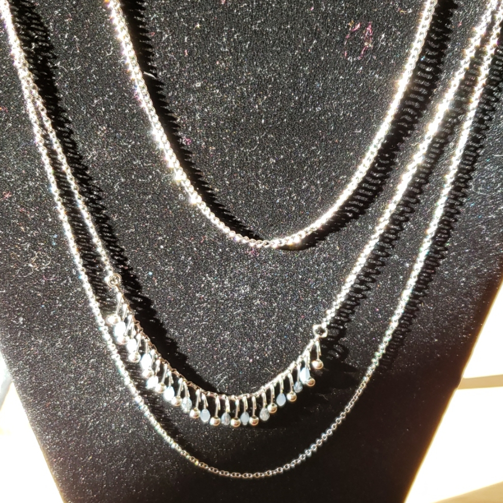Simply Serene Blue Necklace 7$